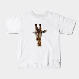 Giraffe Portrait Close up 2 Kids T-Shirt